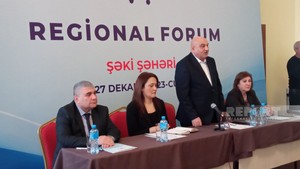  Şəkidə Milli QHT Forumunun Regional Forumu keçirilib